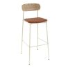 Assise RALPH d'intérieur - Bois, tissu 96% PES 4% ny orange 106