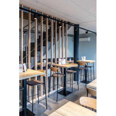 Assise RALPH d'intérieur - Bois, tissu 96% PES 4% ny orange 106