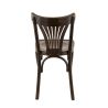 Chaise bistro PALMA H48 d'intérieur - Bois brun foncé