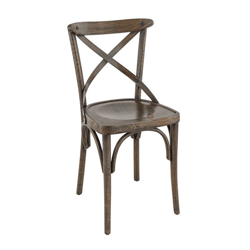 Chaise bistro SOFIA H47 d'intérieur - Bois french patina