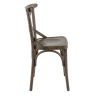 Chaise bistro SOFIA H47 d'intérieur - Bois french patina