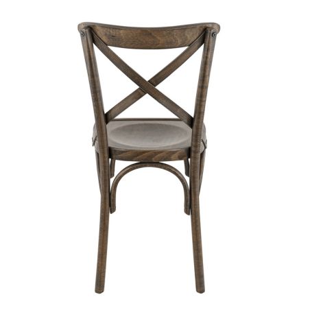 Chaise bistro SOFIA H47 d'intérieur - Bois french patina