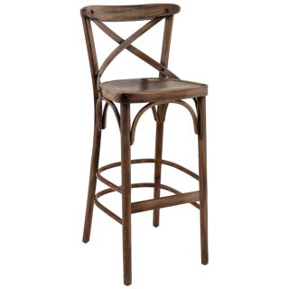 Tabouret de bar SOFIA H76 d'intérieur - Bois french patina