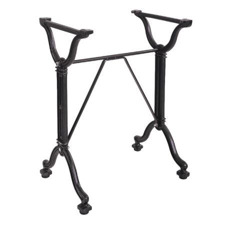 Pied de table de restaurant RETRO SMALL H71 d'intérieur - Fonte d'acier, noir