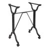 Pied de table de restaurant RETRO SMALL H71 d'intérieur - Fonte d'acier, noir