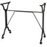 Pied de table de restaurant RETRO LARGE H71 d'intérieur - Fonte d'acier, noir