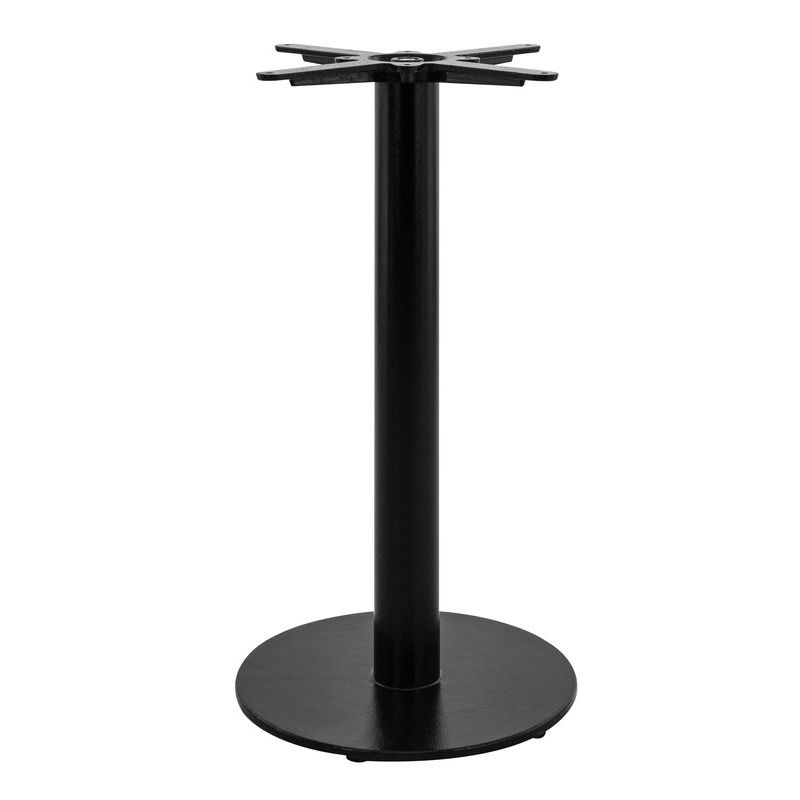 Pied de table de restaurant PRATO 15 H73 d'intérieur - Fonte d'acier, noir