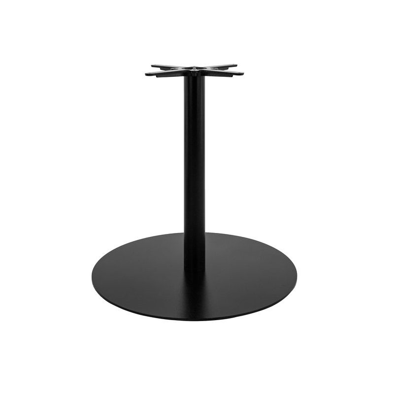 Pied de table de restaurant PRATO 70 H73 d'intérieur - Fonte d'acier, noir