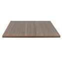 Plateau de table de restaurant NOYER 80x80 d'intérieur - Bois, noyer 0h251 w06