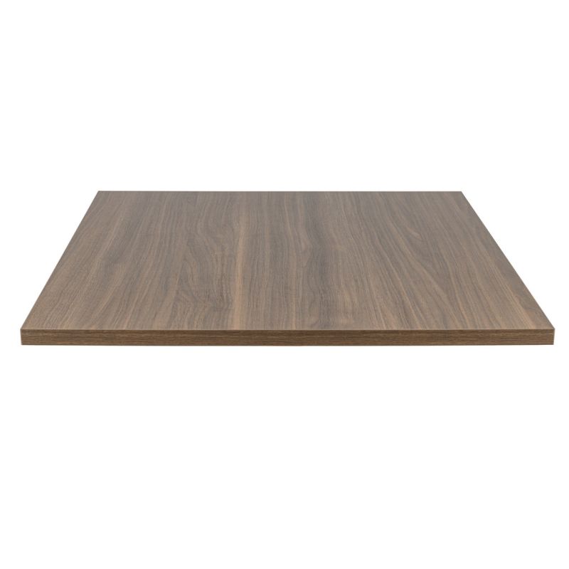 Plateau de table de restaurant NOYER 80x80 d'intérieur - Bois, noyer 0h251 w06