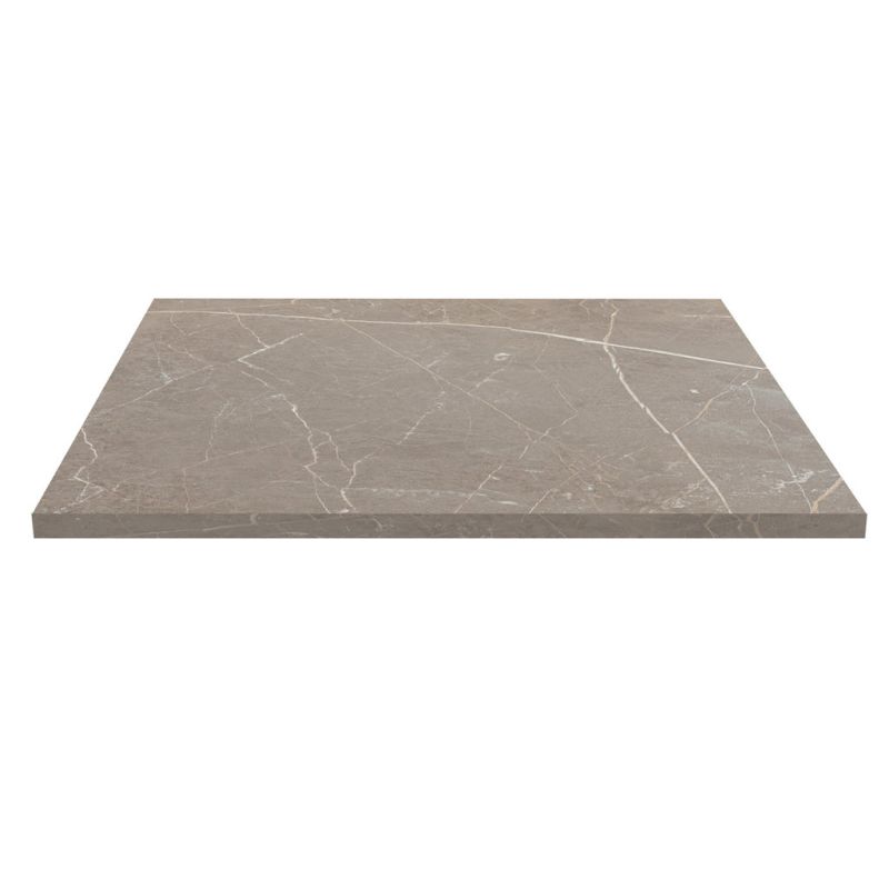 Plateau de table de restaurant MARBRE LUGANO 70x70 d'intérieur - Bois, marbre lugano s63070