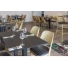 Plateau de table de restaurant PERFECT SENSE 120x70 d'intérieur - Bois, noir pt u999