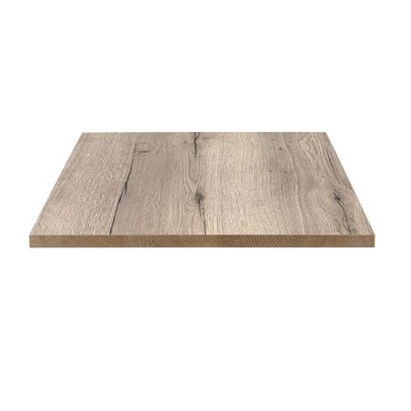 Plateau de table de restaurant CHÊNE HALIFAX NATUREL 60x60 18mm d'intérieur - Bois, chêne 'halifax naturel