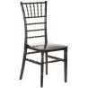 Chaise de restaurant TIFFANY H47 empilable - Polypropylène noir