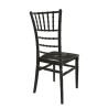 Chaise de restaurant TIFFANY H47 empilable - Polypropylène noir