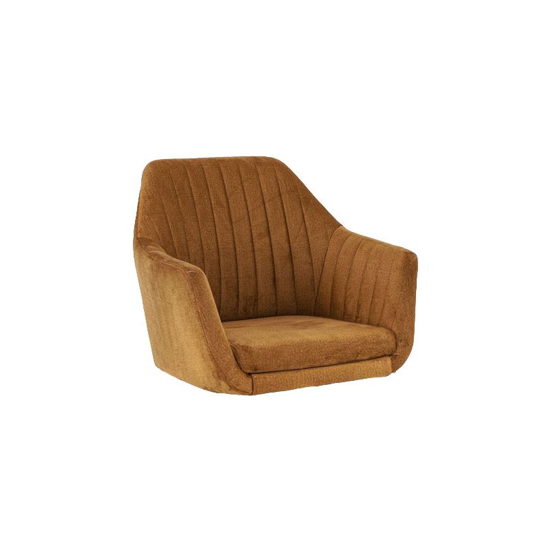 Coussin d'assise pour chaise ALFONSE (sans structure) d'intérieur - Bois, tissu 100% PES gold