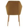 Coussin d'assise pour chaise ALFONSE (sans structure) d'intérieur - Bois, tissu 100% PES gold
