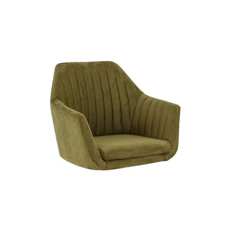 Coussin d'assise pour chaise ALFONSE (sans structure) d'intérieur - Bois, tissu 100% PES olive