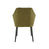 Coussin d'assise pour chaise ALFONSE (sans structure) d'intérieur - Bois, tissu 100% PES olive