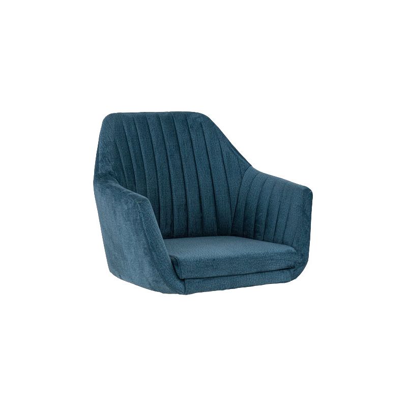 Coussin d'assise pour chaise ALFONSE (sans structure) d'intérieur - Bois, tissu 100% PES petrol