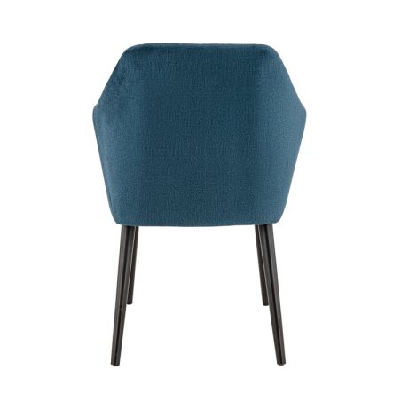 Coussin d'assise pour chaise ALFONSE (sans structure) d'intérieur - Bois, tissu 100% PES petrol