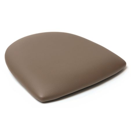 Coussin d'assise pour chaise BUDAPEST II (sans structure) d'intérieur - Bois, similicuir PU cappuccino