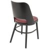 Coussin d'assise pour chaise BUDAPEST II (sans structure) d'intérieur - Bois, similicuir PU bordeaux