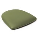 Coussin d'assise pour chaise BUDAPEST II (sans structure) d'intérieur - Bois, similicuir PU olive