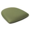 Coussin d'assise pour chaise BUDAPEST II (sans structure) d'intérieur - Bois, similicuir PU olive