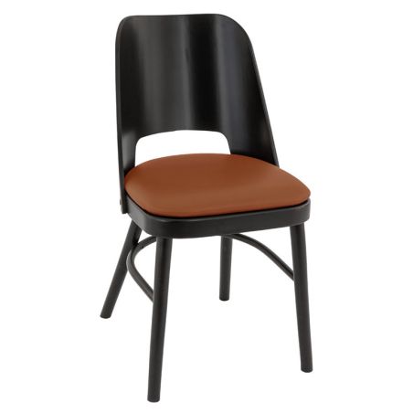 Structure pour chaise BUDAPEST II (sans assise) d'intérieur - Bois teinte wengé