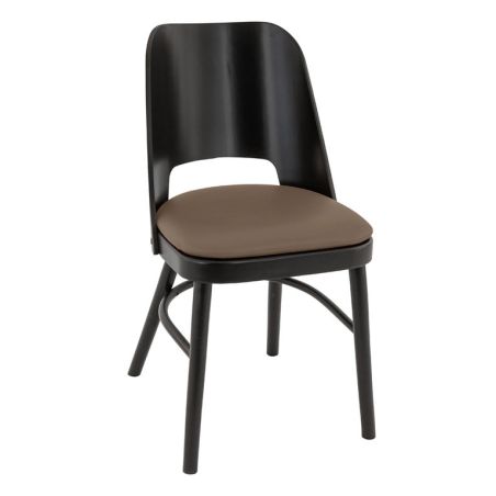 Structure pour chaise BUDAPEST II (sans assise) d'intérieur - Bois teinte wengé