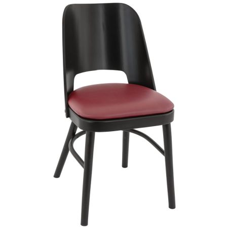 Structure pour chaise BUDAPEST II (sans assise) d'intérieur - Bois teinte wengé