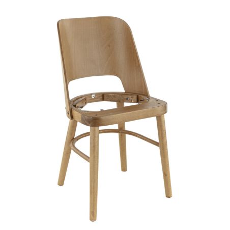 Structure pour chaise BUDAPEST II (sans assise) d'intérieur - Bois teinte chêne miel