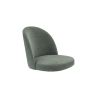 Coque pour chaise ELOÏSE (sans structure) d'intérieur - Bois, tissu 100% PES vert