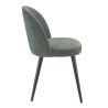 Coque pour chaise ELOÏSE (sans structure) d'intérieur - Bois, tissu 100% PES vert