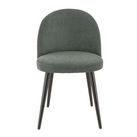 Coque pour chaise ELOÏSE (sans structure) d'intérieur - Bois, tissu 100% PES vert