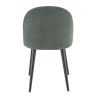 Coque pour chaise ELOÏSE (sans structure) d'intérieur - Bois, tissu 100% PES vert
