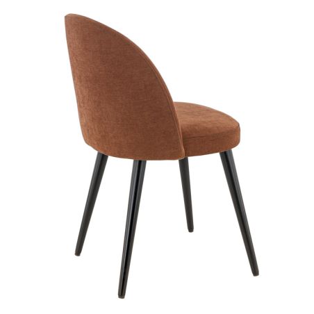 Coque pour chaise ELOÏSE (sans structure) d'intérieur - Bois, tissu 100% PES terra