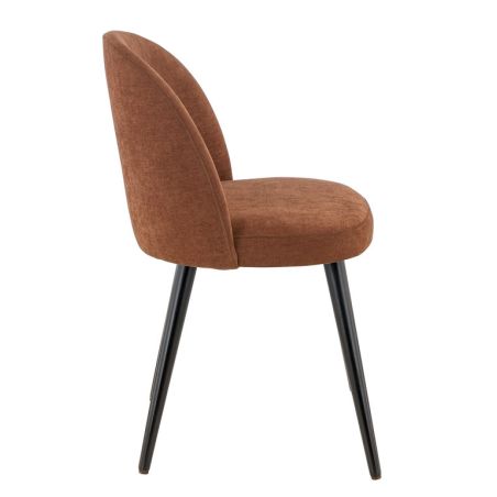 Coque pour chaise ELOÏSE (sans structure) d'intérieur - Bois, tissu 100% PES terra
