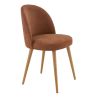 Coque pour chaise ELOÏSE (sans structure) d'intérieur - Bois, tissu 100% PES terra