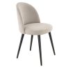 Coque pour chaise ELOÏSE (sans structure) d'intérieur - Bois, tissu 100% PES greige