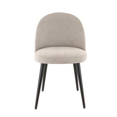 Coque pour chaise ELOÏSE (sans structure) d'intérieur - Bois, tissu 100% PES greige