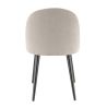 Coque pour chaise ELOÏSE (sans structure) d'intérieur - Bois, tissu 100% PES greige