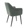 Coque pour chaise ROMEO (sans structure) d'intérieur - Bois, tissu 100% PES vert