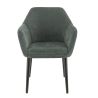 Coque pour chaise ROMEO (sans structure) d'intérieur - Bois, tissu 100% PES vert