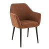 Coque pour chaise ROMEO (sans structure) d'intérieur - Bois, tissu 100% PES terra