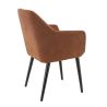 Coque pour chaise ROMEO (sans structure) d'intérieur - Bois, tissu 100% PES terra