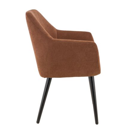 Coque pour chaise ROMEO (sans structure) d'intérieur - Bois, tissu 100% PES terra
