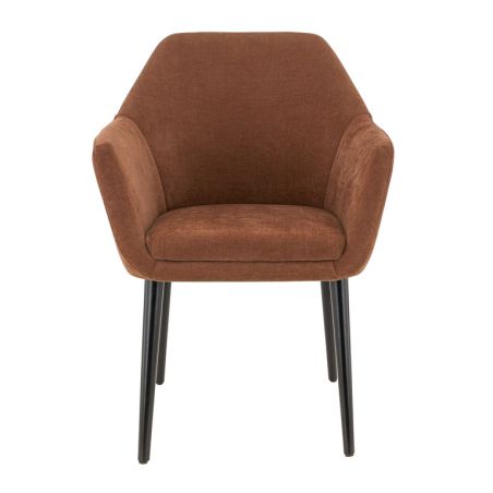 Coque pour chaise ROMEO (sans structure) d'intérieur - Bois, tissu 100% PES terra