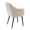 Coque pour chaise ROMEO (sans structure) d'intérieur - Bois, tissu 100% PES greige
